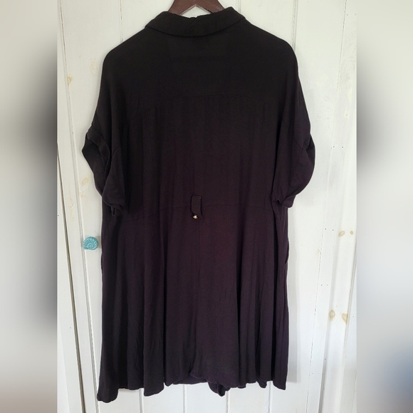 Torrid Rayon Slub Button-Front Collared Dress Size 2X - Picture 6 of 11